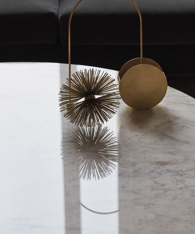 OAK Низкий мраморный журнальный столик Milano collection Sc5045 - Вид №4