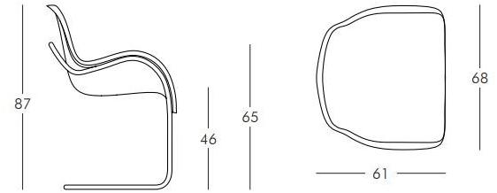 SLIDE Консольное кресло из полиуретана sun-id-1512718 - Вид №3