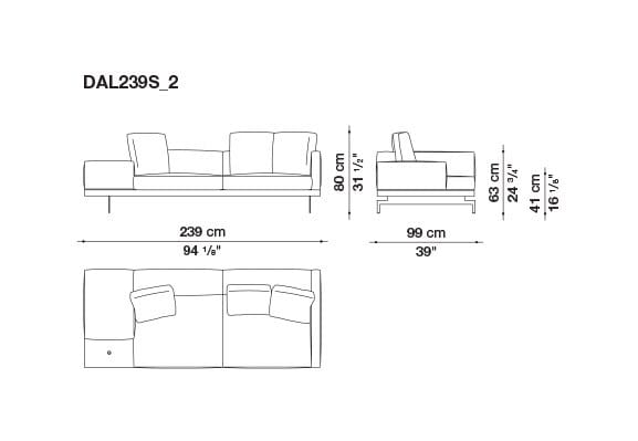 Кожаный диван B&B Italia док ARCH-00130675 - Вид №136