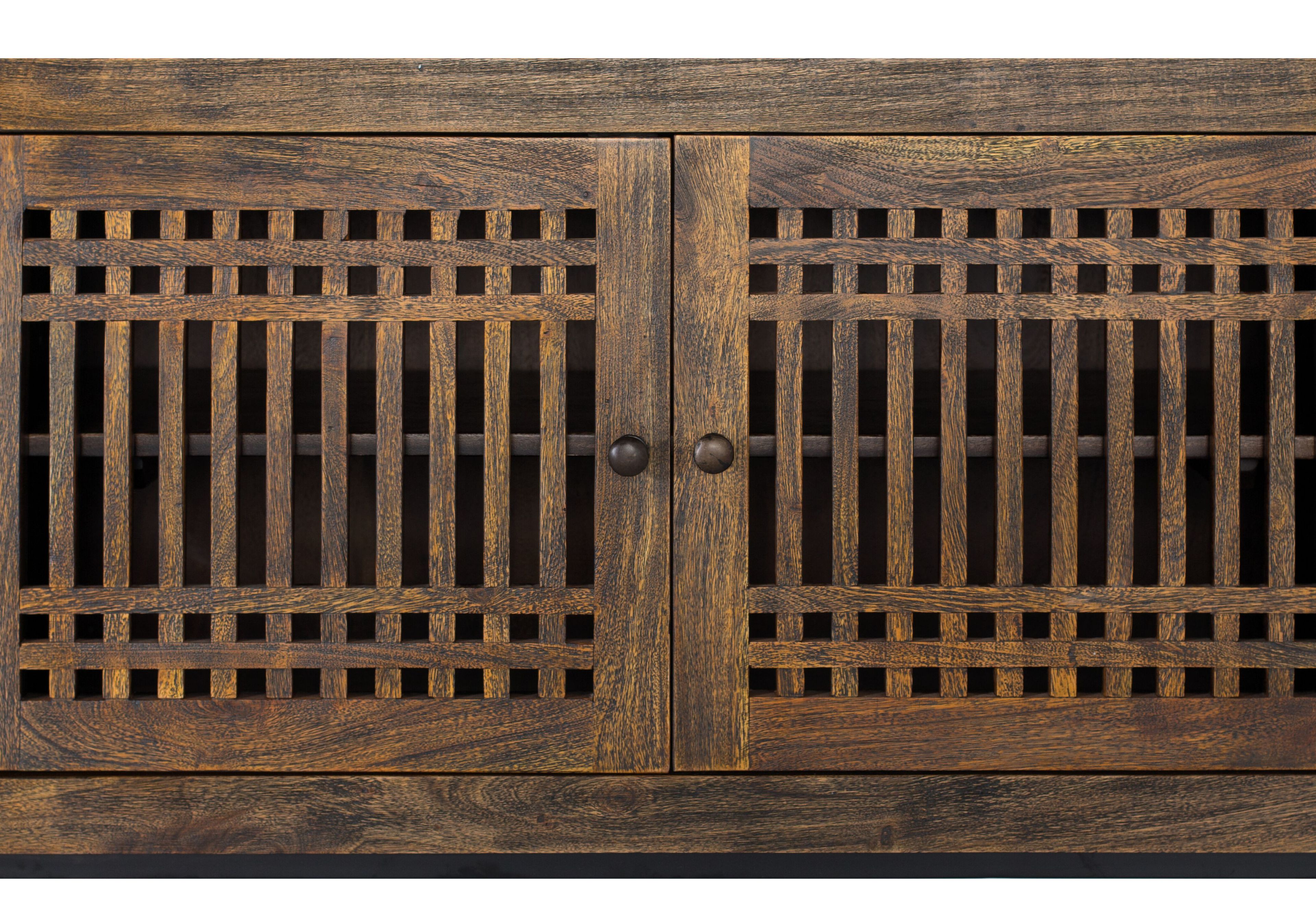 ТВ-шкаф из акации с распашными дверцами Giner y Colomer Таиланд ARCH-00106497 - Вид №4