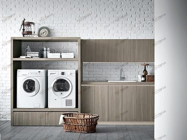 Birex Постирочный шкаф с распашными дверцами для стиральной машины Idrobox sun-id-1462564