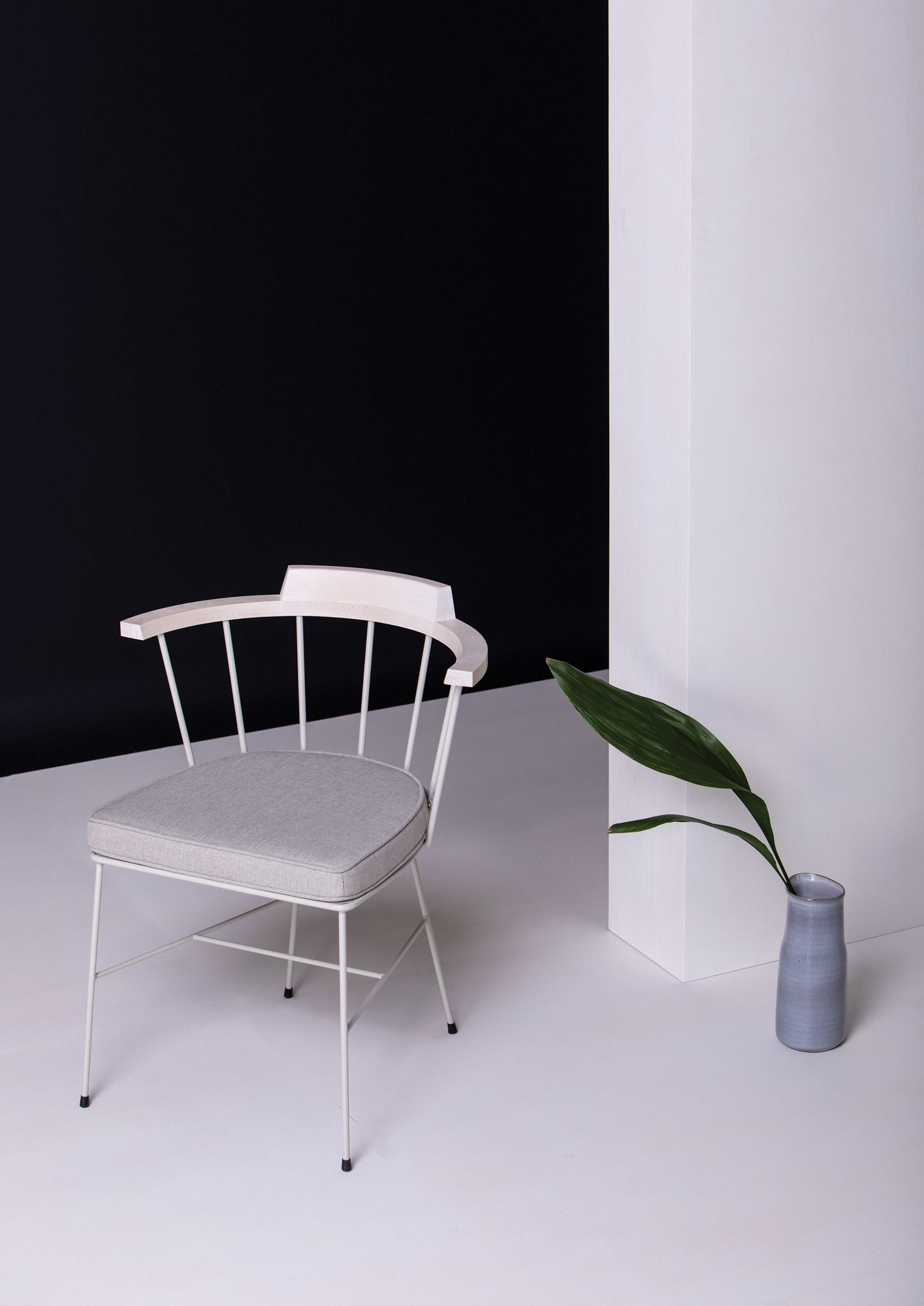 Стальной стул с порошковым покрытием с подлокотниками Vergés Mim ARCH-00142955 - Вид №7