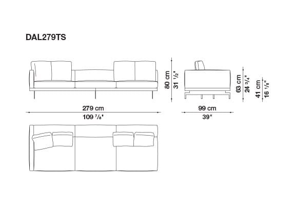 Кожаный диван B&B Italia док ARCH-00130675 - Вид №149