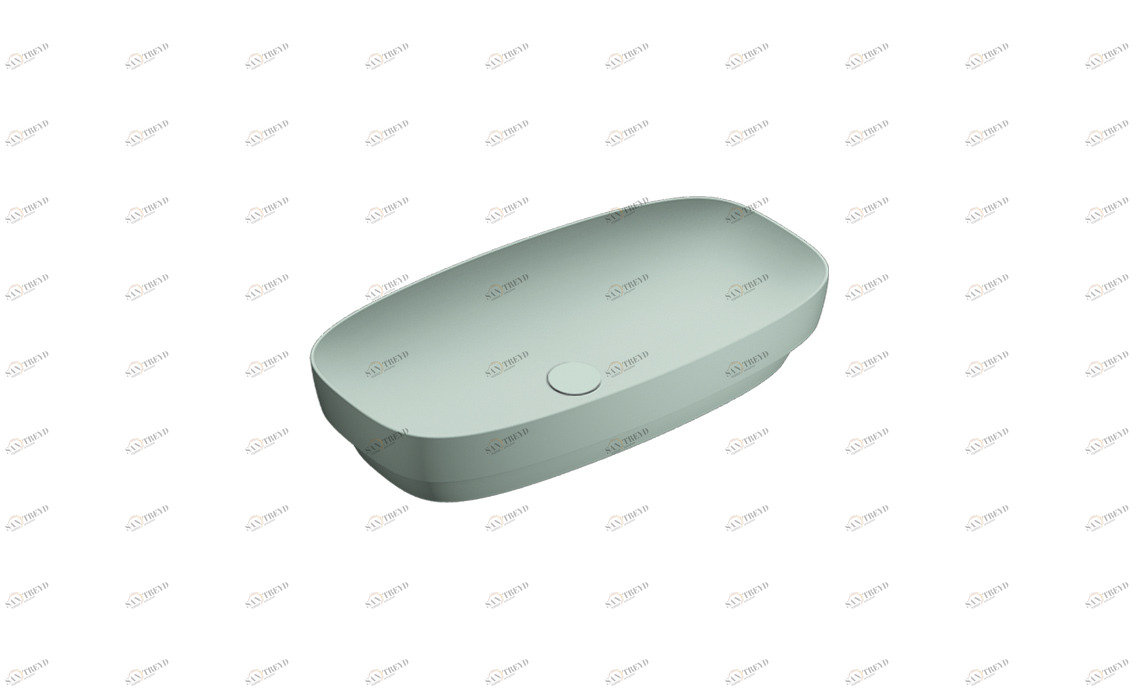 175AGRLXVS Накладная раковина на столешницу  овальная CERAMICA CATALANO Colori