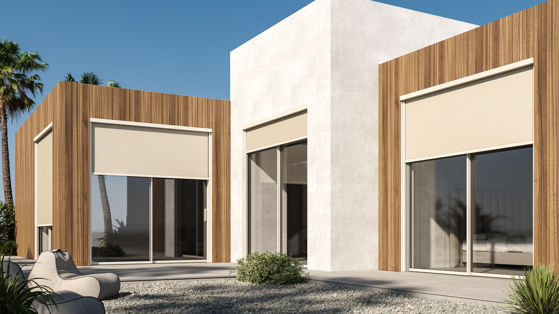 Тканевый моторизованный навес GLM Outdoor Solutions ZIP SCREEN ARCH-00152635 - Вид №4