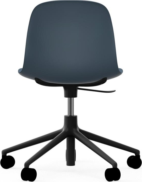 606053 Кресло Swivel 5W Gaslift Black Alu Blue Normann Copenhagen Form - Вид №3