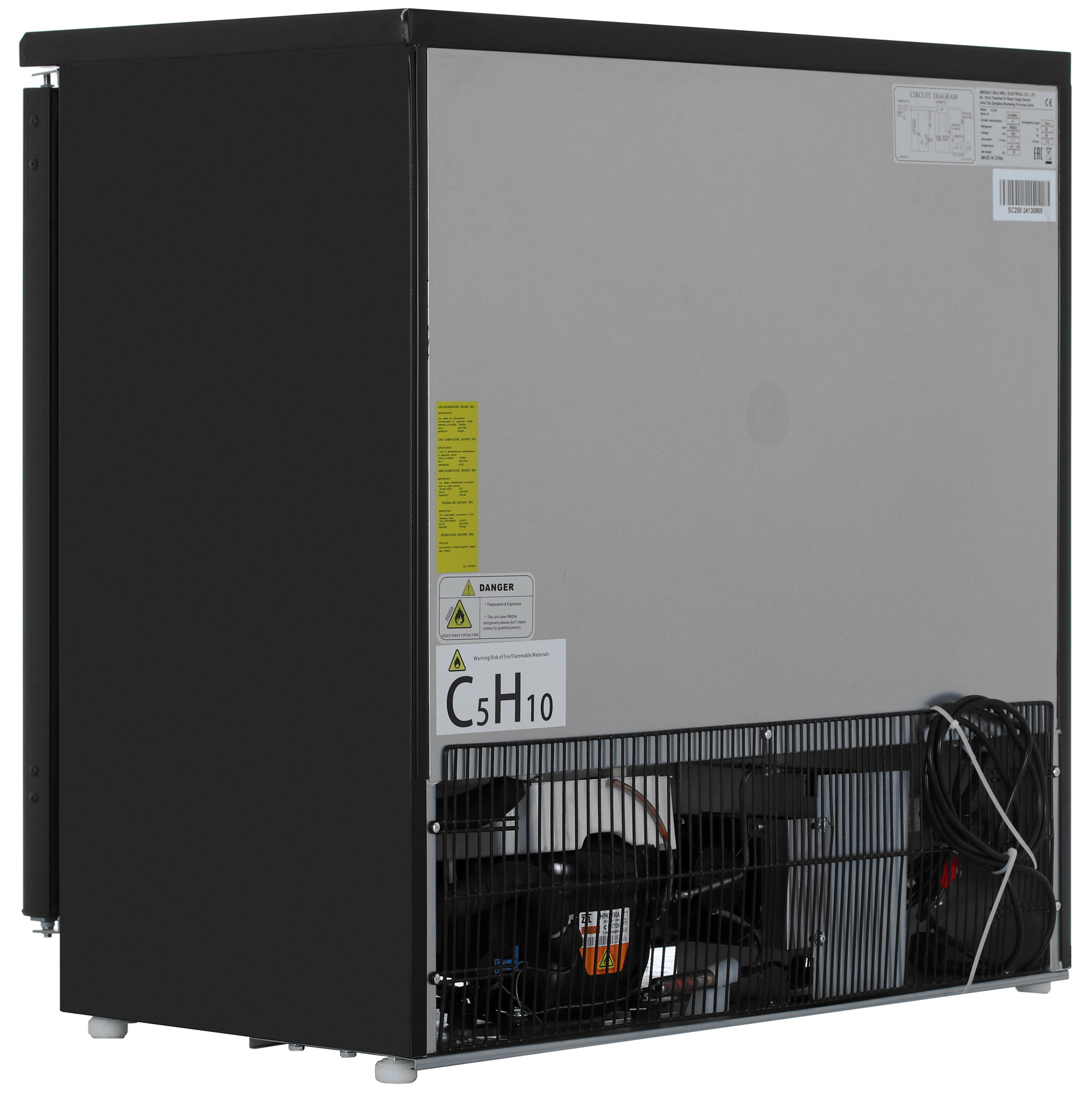 9011519 Холодильная витрина   Viatto SC250 черный STDN-0115633 - Вид №4