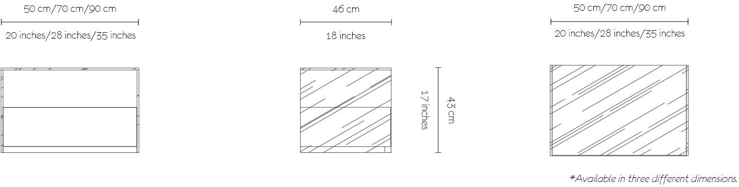 MORADA Прямоугольная тумбочка из дерева с ящиками  Soldenoche ns  - Вид №5