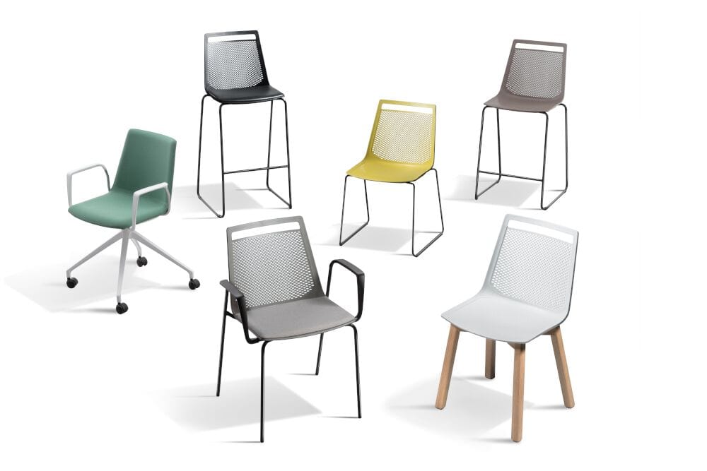 Мягкое вращающееся кресло с подлокотниками GABER Akami ARCH-00129703 - Вид №3