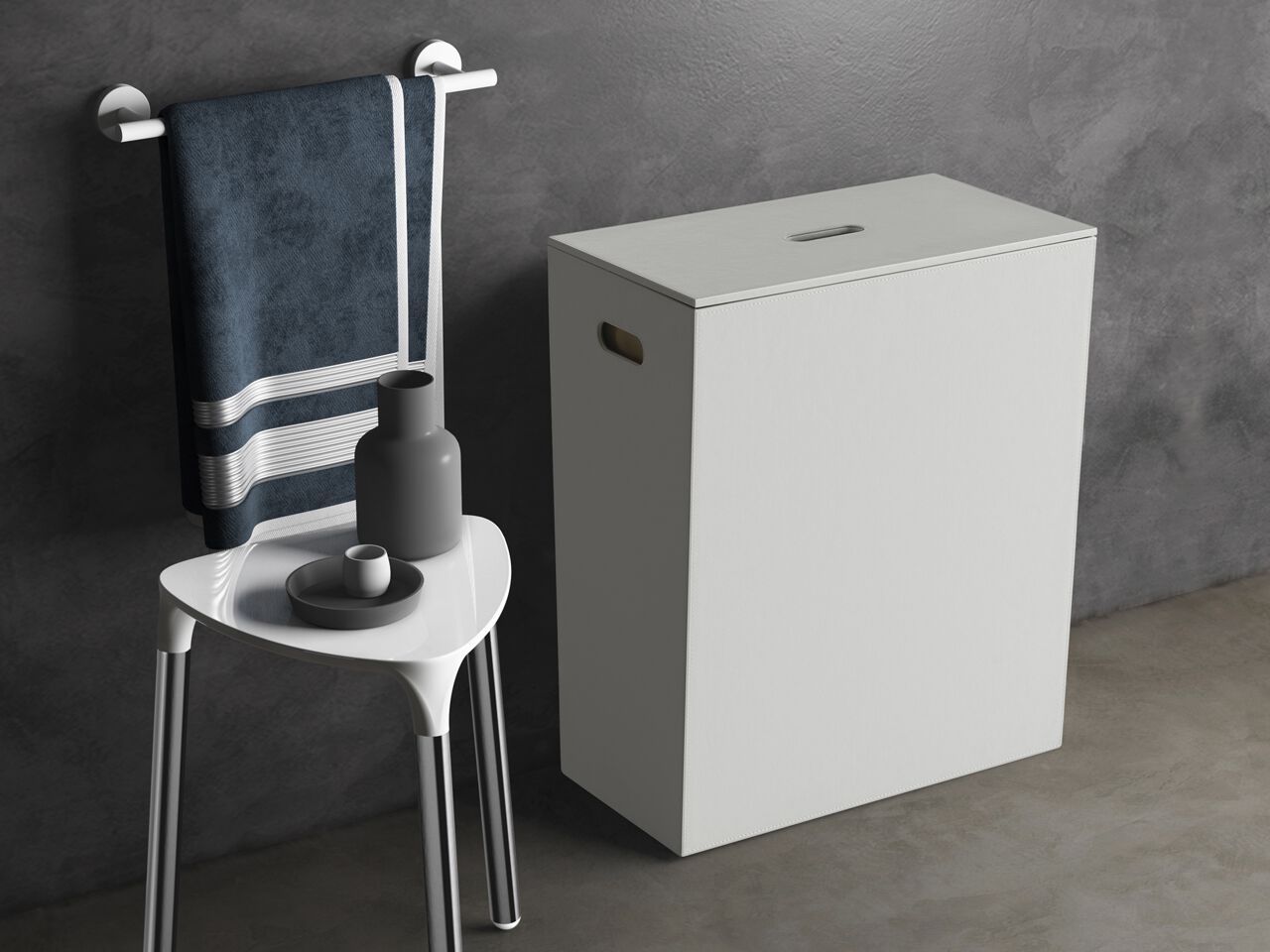 Корзина для белья из искусственной кожи GEDY LUXURY ARCH-00152153 - Вид №4