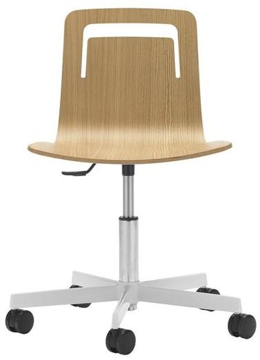 Viccarbe Вращающийся офисный стул из дерева на колесиках Klip sun-id-1353097 - Вид №1