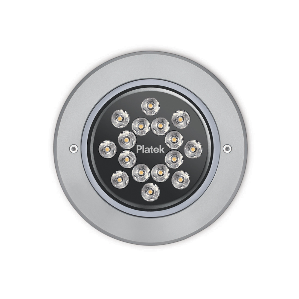 8306403 Встраиваемый в пешеходный пол Platek MEDIO Anello Inox  MEDIO C/W Stainless Steel Ring - 16 LED RGBW 28° 