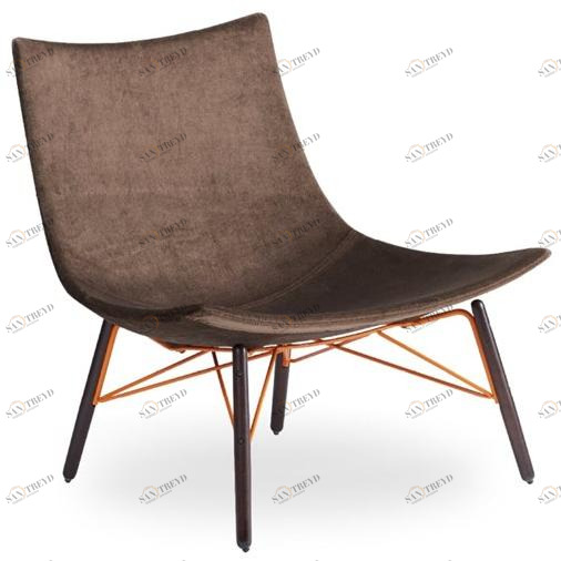 ROSSIN Кресло с тканевой обивкой Luc sun-id-1446319