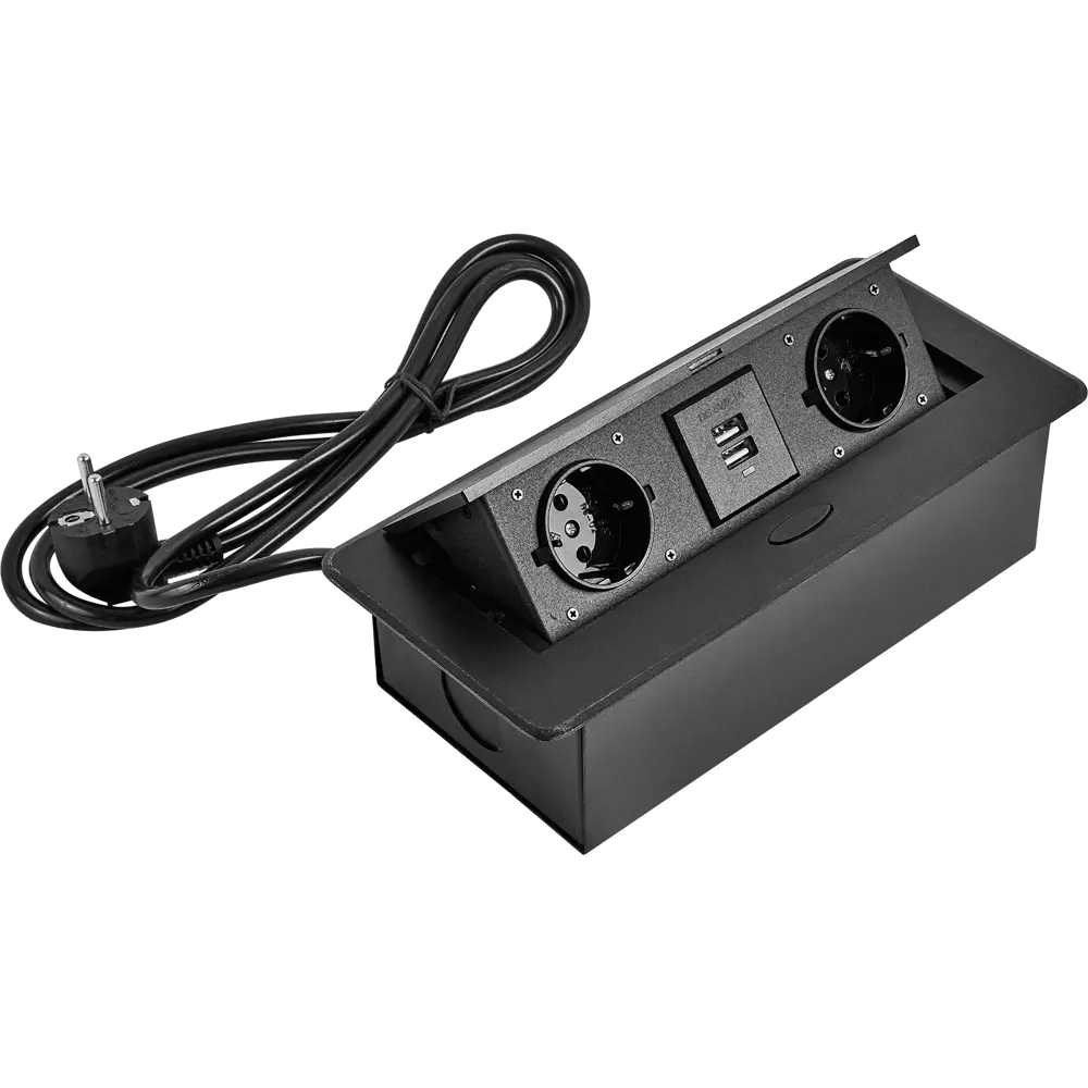 Skybeam Встраиваемый выдвижной удлинитель с 2 розетками 89212827 STLM-1119193 - Вид №2