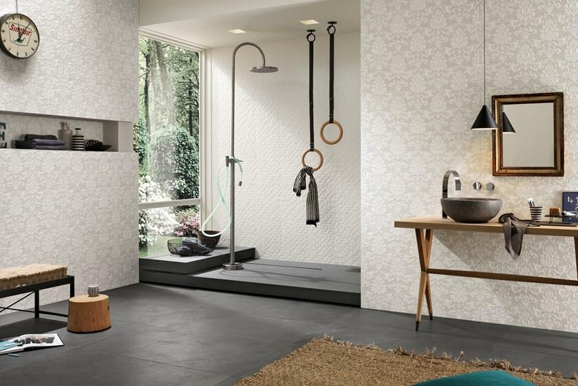 Italgraniti Трехмерная мозаика из белой керамики с эффектом камня Stone plan wall sun-id-1453187 - Вид №1