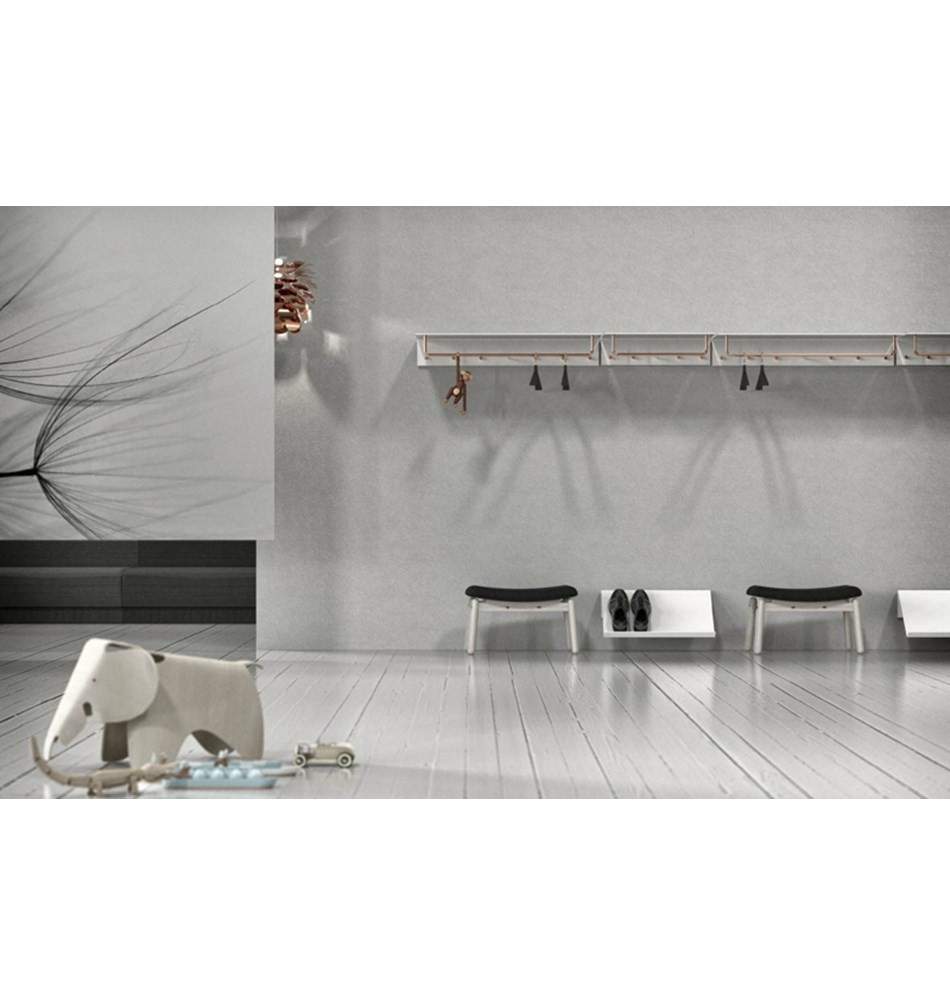 FROST Вешалка для верхней одежды UNU 600 » белый / медный Алюминий / нержавеющая сталь Белый / медь U4003-CW  - Вид №2