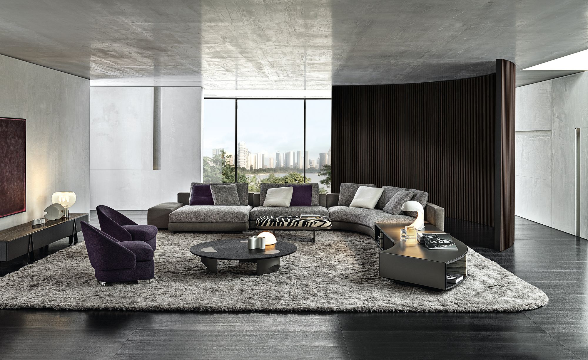 Модульный тканевый диван Minotti DANIELS ARCH-00025721 - Вид №2