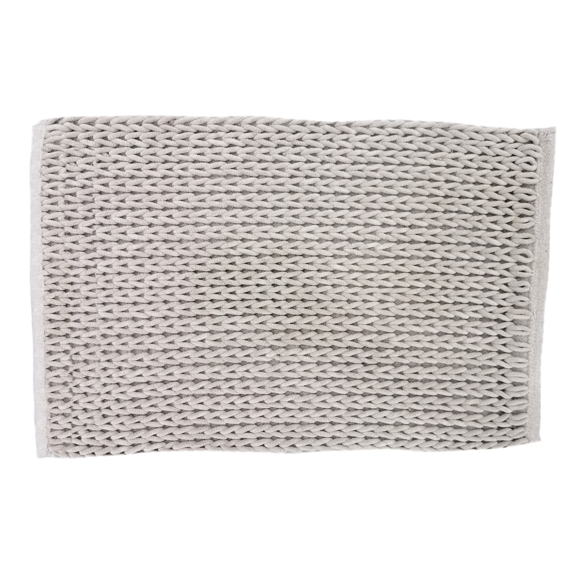 89141573 Коврик для ванной комнаты 50х80 см цвет серый Codini Santreyd 