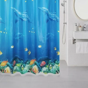 520V180M11 Milardo Ocean Floor Штора для ванной комнаты Ocean Floor Россия