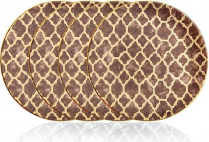 10580634 L’Objet Набор из 4 тарелок закусочных 20см "Венеция" п/к Фарфор