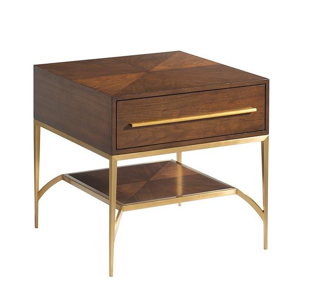 CG895 Приставной столик Brompton с одним ящиком ijlbrown 