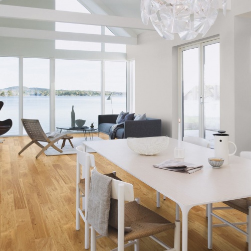 Инженерная доска Boen Finesse Rustic Live Matt Ированная C Фаской 2v Дуб Рустик с брашью (Текстурированная) 1350х135 мм EBLE45FD - Вид №9