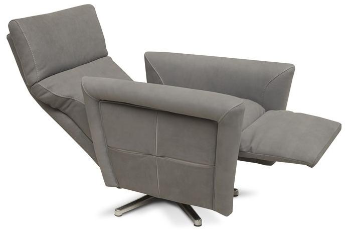 Rossini Sofas Кожаное кресло-реклайнер с подлокотниками sun-id-1425347 - Вид №7