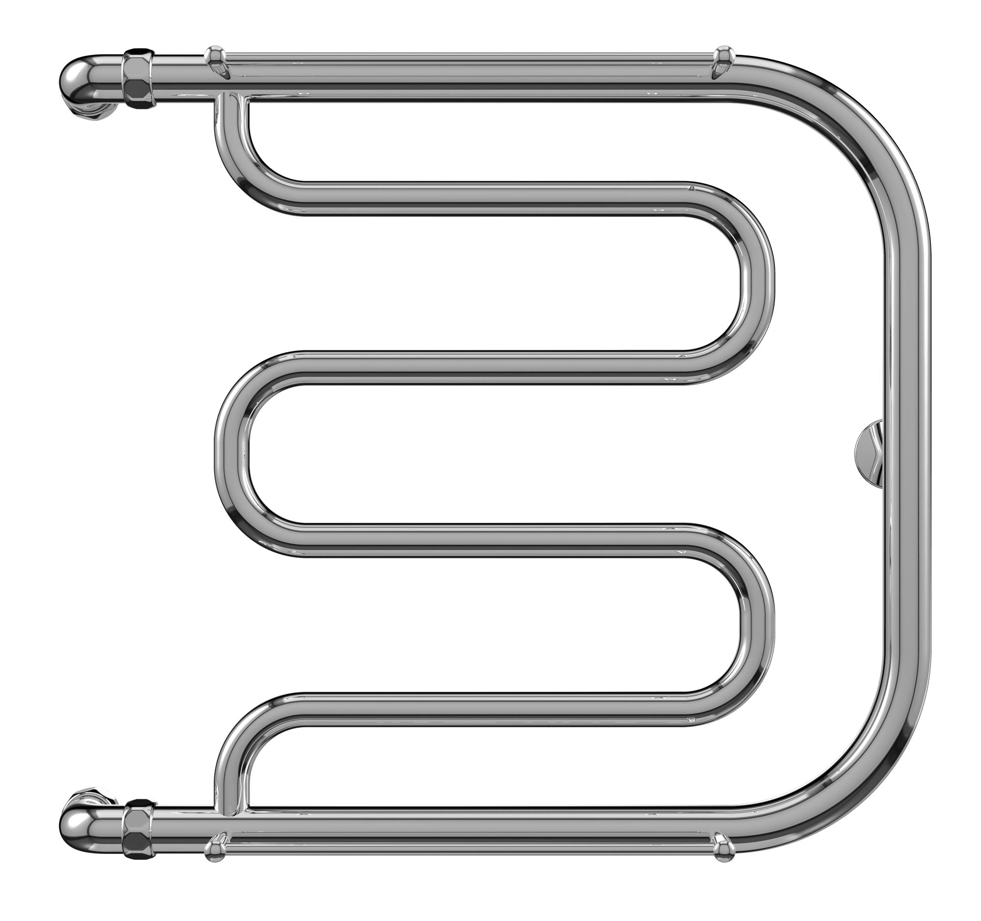 4620768881077 ЭКОНОМ Фокстрот БШ 500х700 Полотенцесушитель TERMINUS Нержавеющая сталь - Вид №1