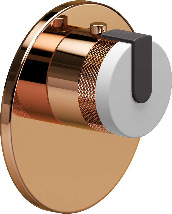 E-8027-R1WTE-L1GM-RG-T Термостатический переключатель 3/4-Внешняя часть GRAFF MOD+