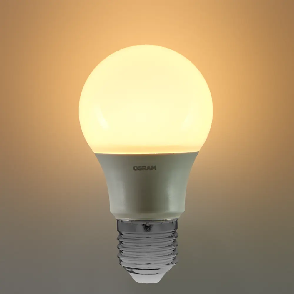 Лампа светодиодная Osram А60 E27 220-240 В 7 Вт груша матовая 560 лм теплый белый свет 82837655 STLM-2116992  - Вид №3
