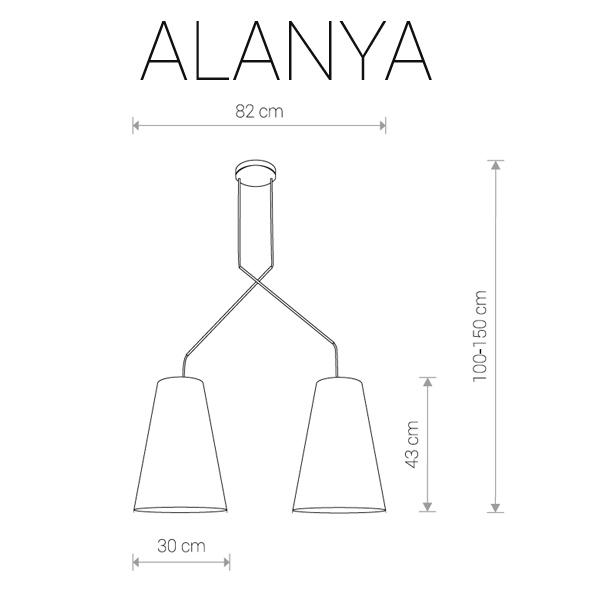 Подвесной светильник Nowodvorski Alanya 9370 NOWODVORSKI ДИЗАЙНЕРСКИЕ, ALANYA 199312 Белый  - Вид №1