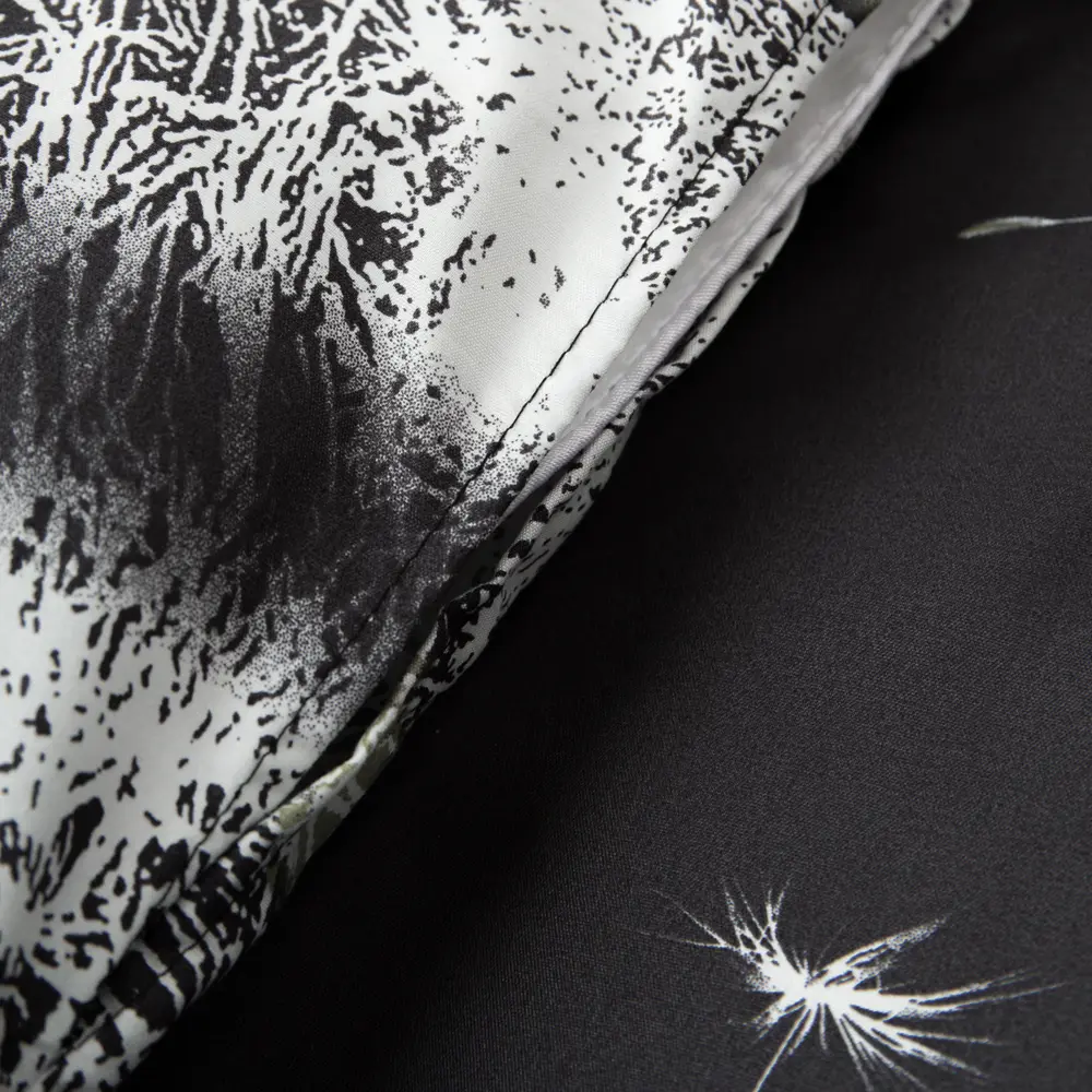 Комплект постельного белья Amore Mio Левиту евро полисатин черный STLM-2126904 - Вид №3