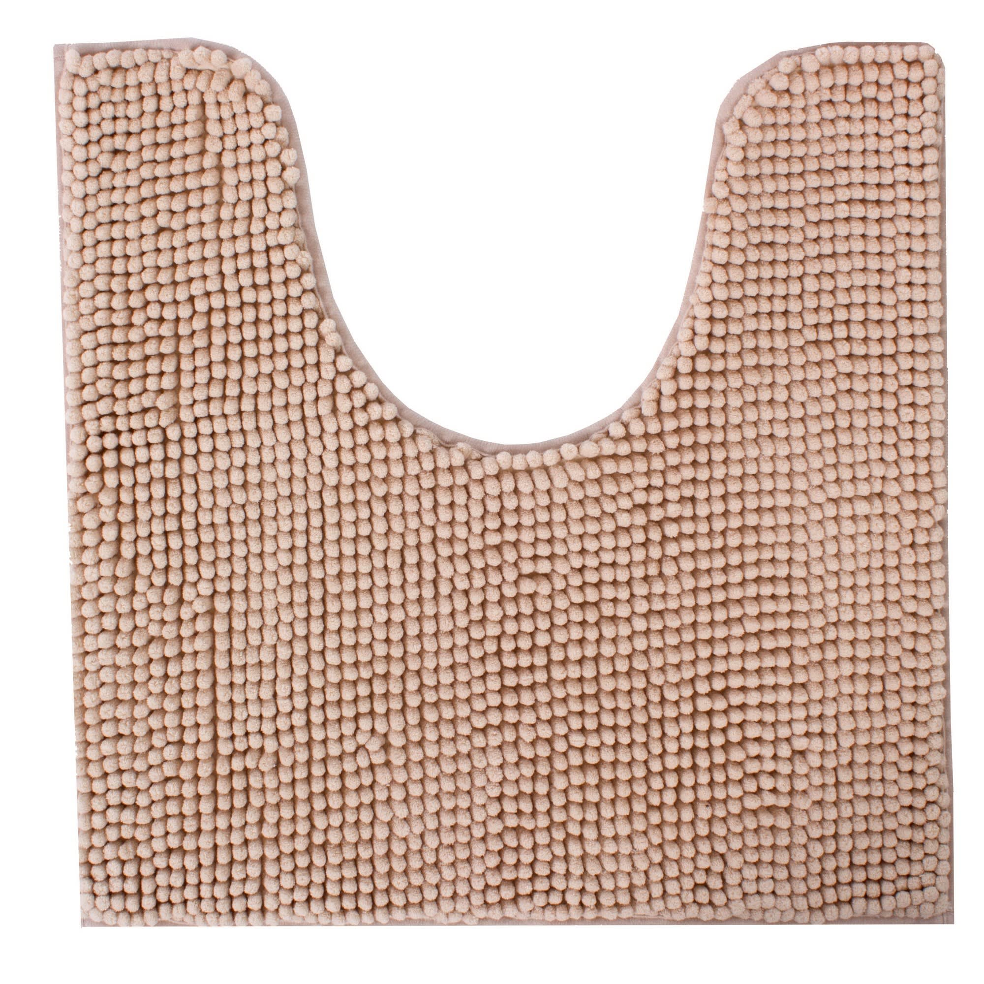 17817674 Коврик для туалета , 45х45, полиэстер, цвет бежевый Merci Santreyd