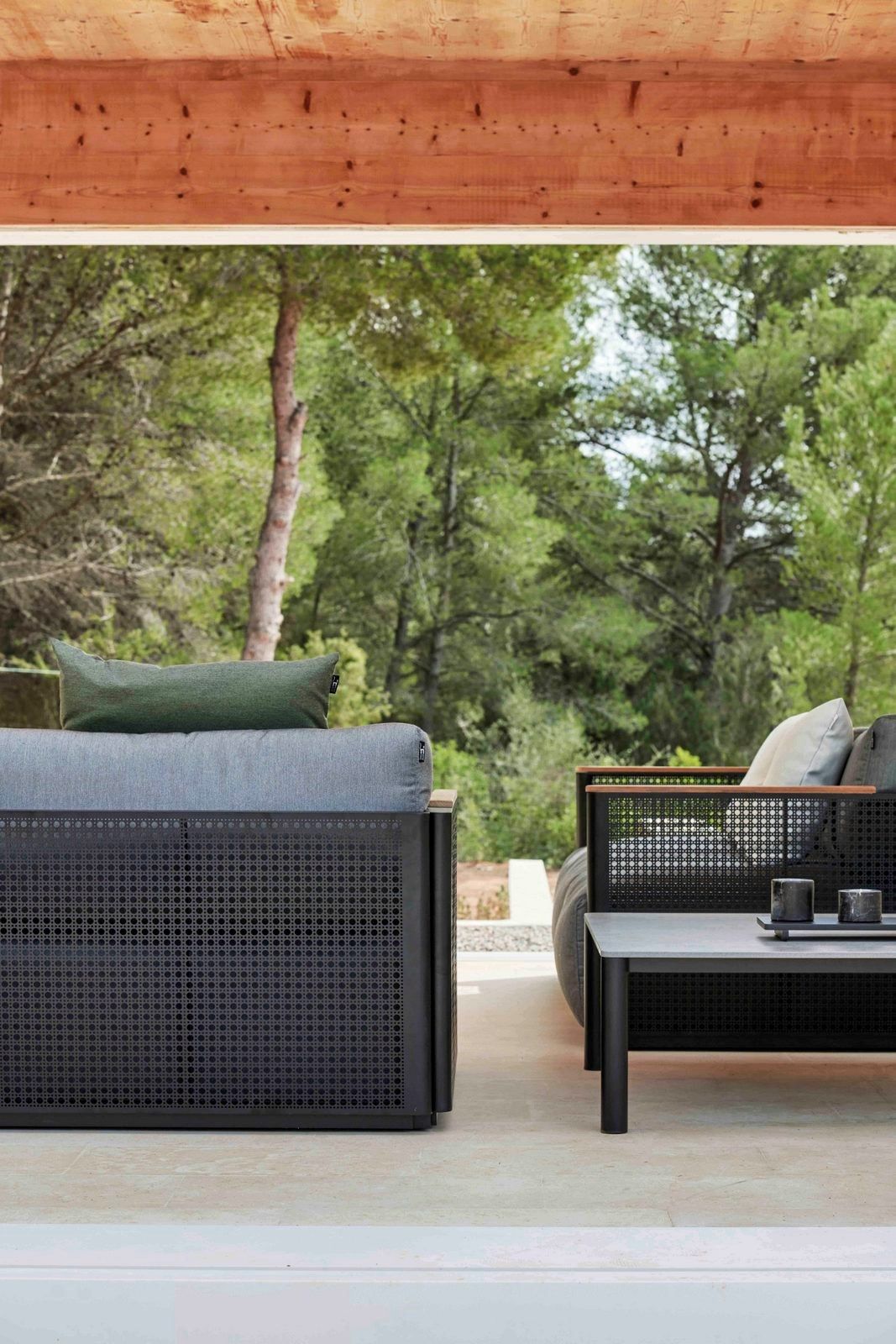 Фарфоровый квадратный садовый столик GANDIABLASCO Bosc ARCH-00122011 - Вид №4