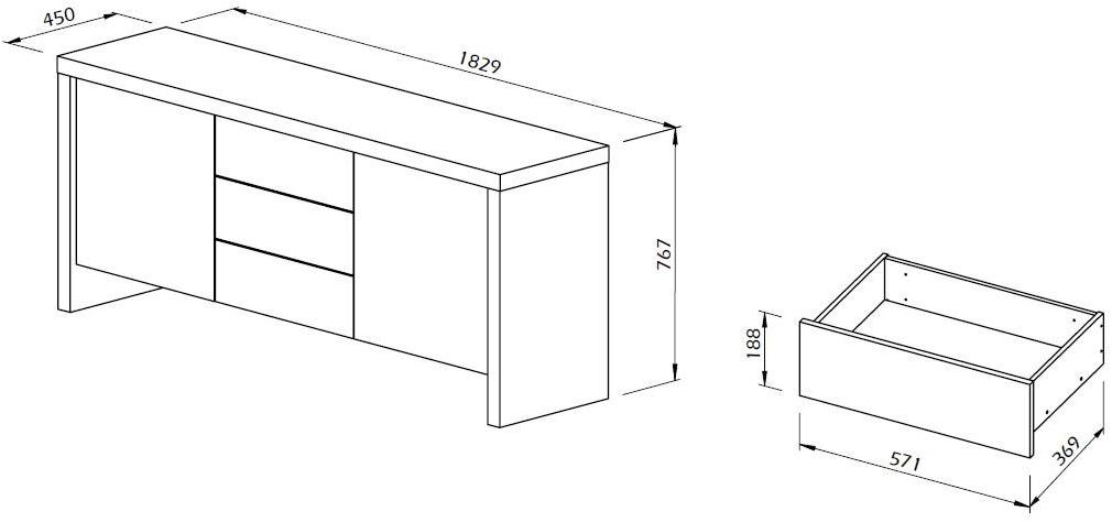 TemaHome Комод с ящиками sun-id-1428360 - Вид №5