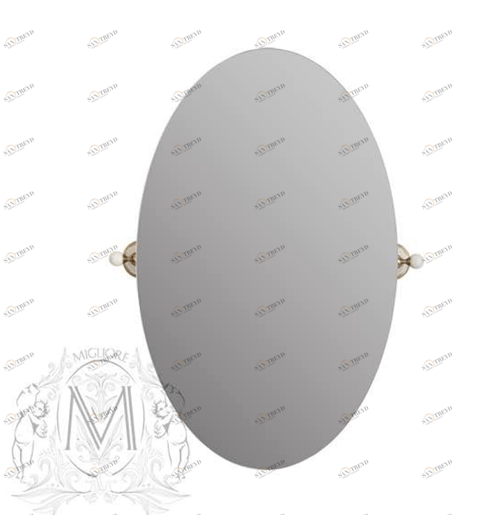 Зеркало овальное MIGLIORE Provance Ml.PRO-60.533.CR, цвет хром 