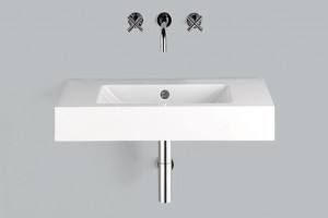 4203300400 Умывальник, wt.pr800, белая, для простого ухода Alape серия PR