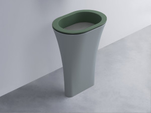 AMLA65-MU+AMPILO-CM+AMCOLO-BR Раковина Amedeo Ovale отдельностоящая cielo Enjoy + Amedeo