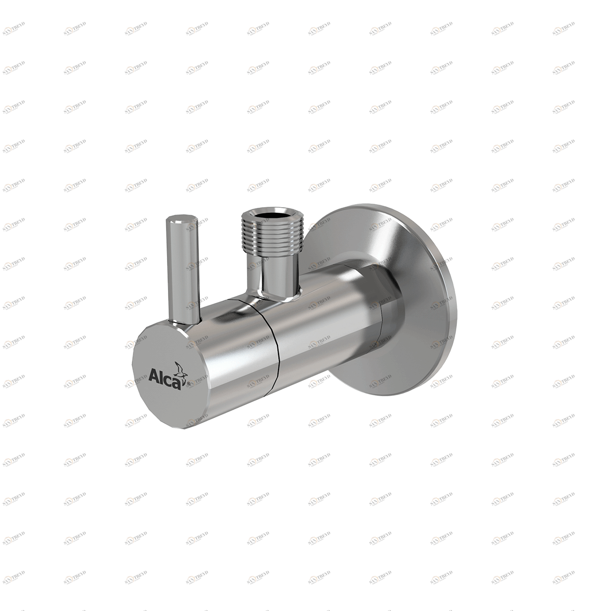 Угловой вентиль с фильтром 1/2"×3/8", круглый ALCAPLAST ARV001