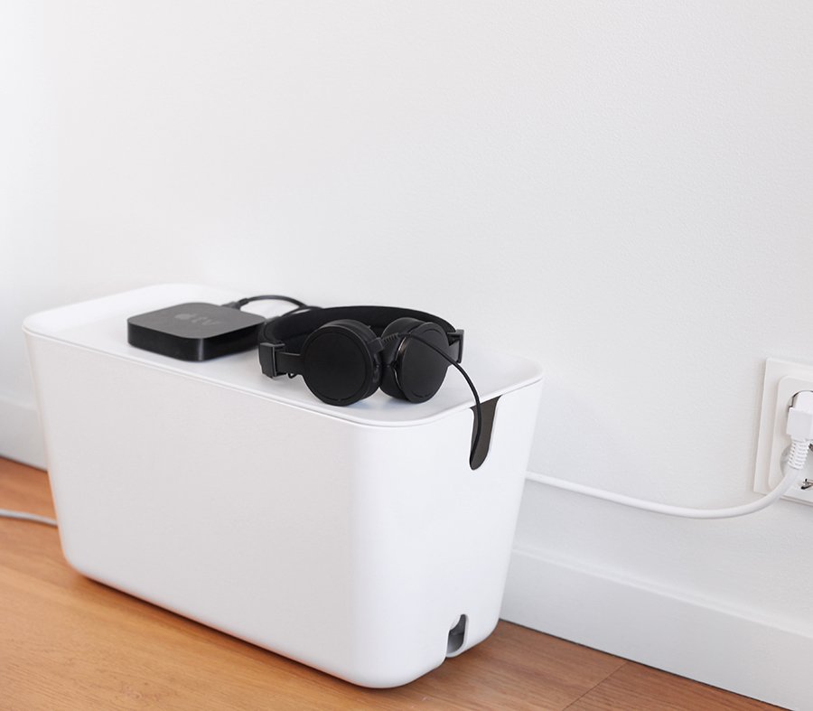 Органайзер белый для проводов большой Cablebox BOSIGN  00-3872107 Белый  - Вид №9