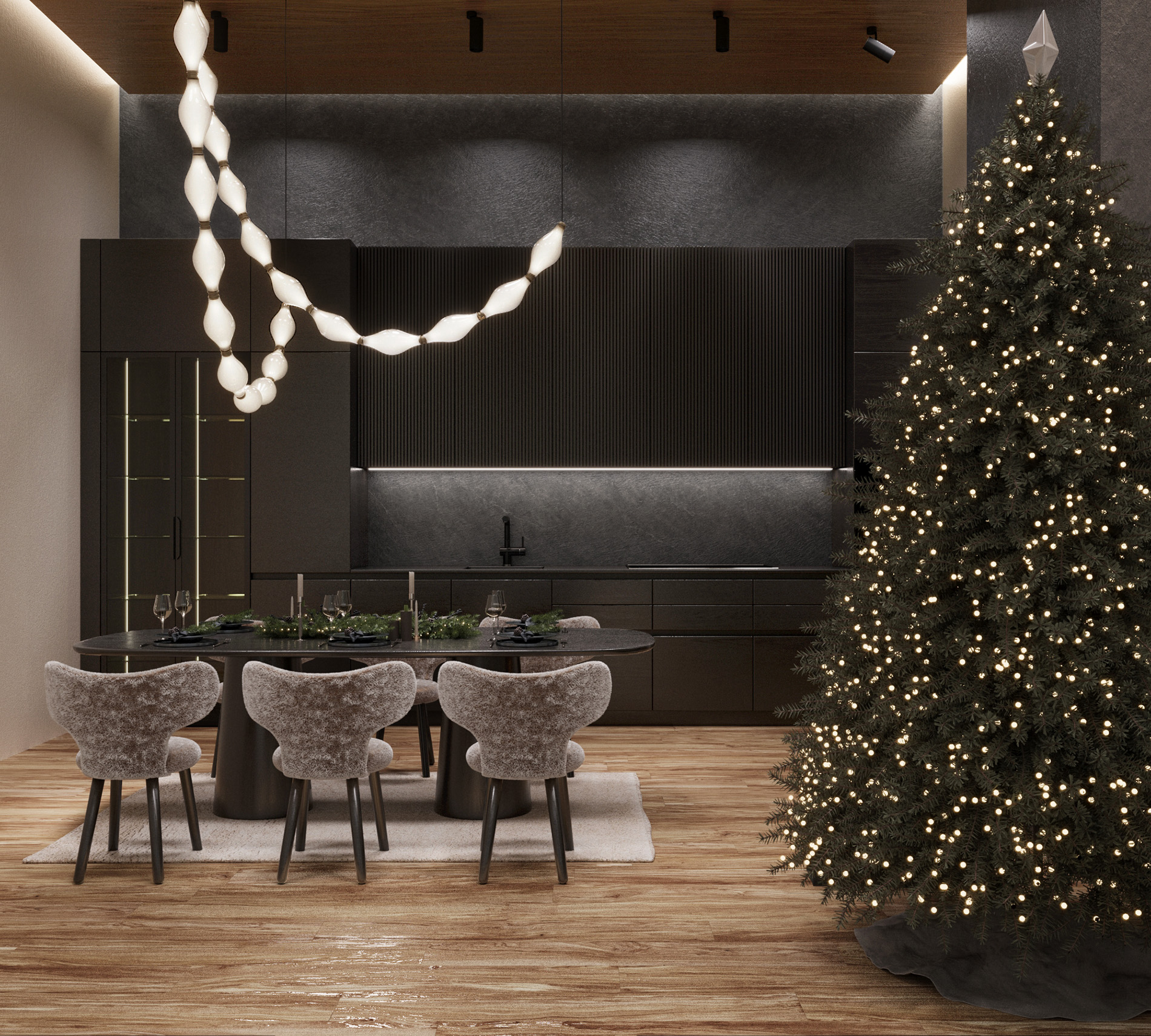 Керамогранит PEARSIAN WOOD NATURAL 20х120 Creanza CW-CR03-B - Вид №1