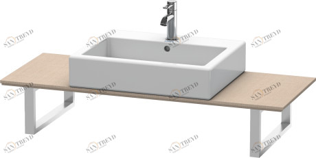 XL013C07575 X-Large Консоль для накладных раковин и встраиваемых умывальников Лен, декор Duravit