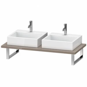 XL105C08686 X-Large Консоль для накладной и встраиваемой сверху раковины компакт Капучино глянцевый лак