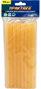 Стержни клеевые Практика 641-657 белый, желтый 1307214