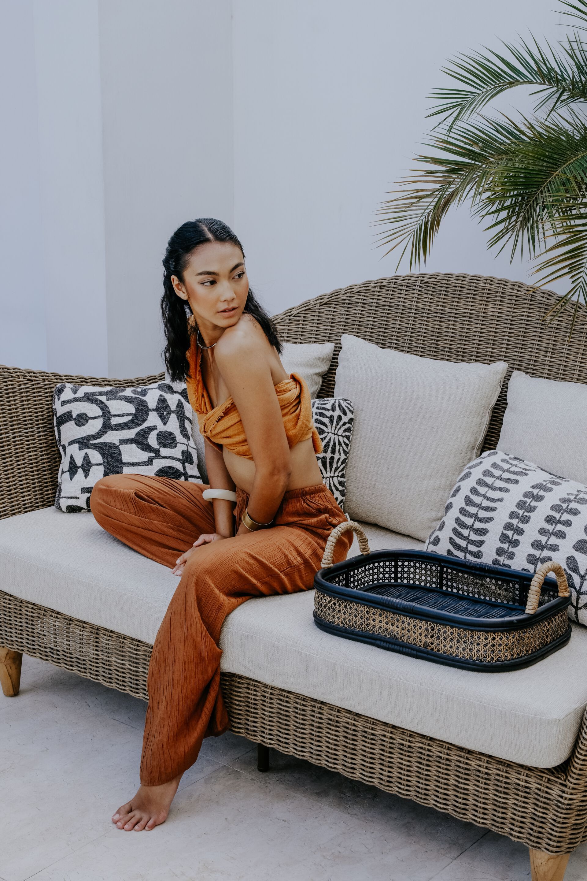 2-местный веревочный садовый диван cbdesign Зоя ARCH-00138123 - Вид №4