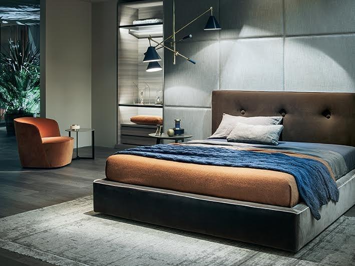 Lema Двуспальная кровать из ткани sun-id-1396214 - Вид №4