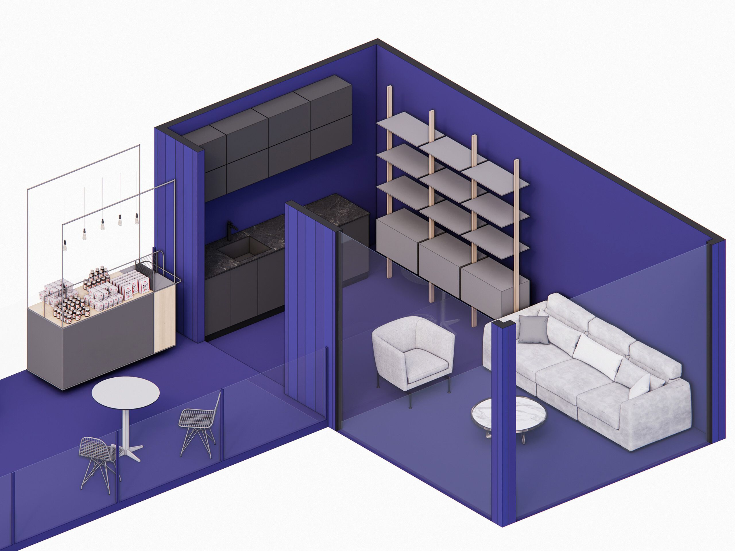 Металлический контейнерный дом MaxForm CONTAINER HOUSE ARCH-00094956 - Вид №1