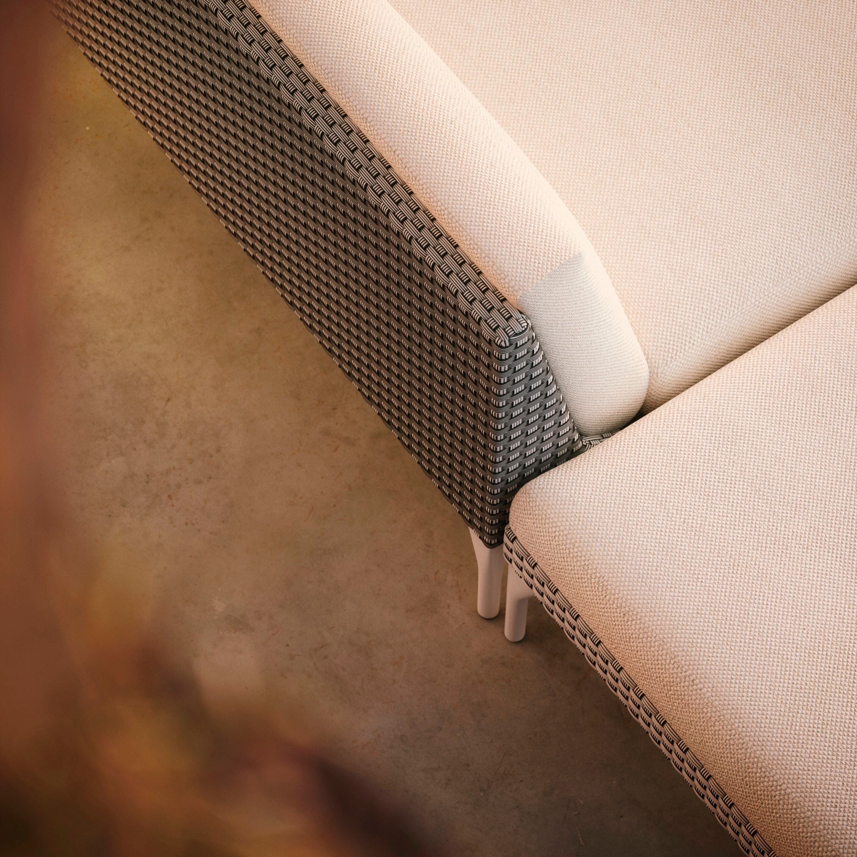 Тканевый модульный угловой садовый диван DEDON MU ARCH-00150811 - Вид №9