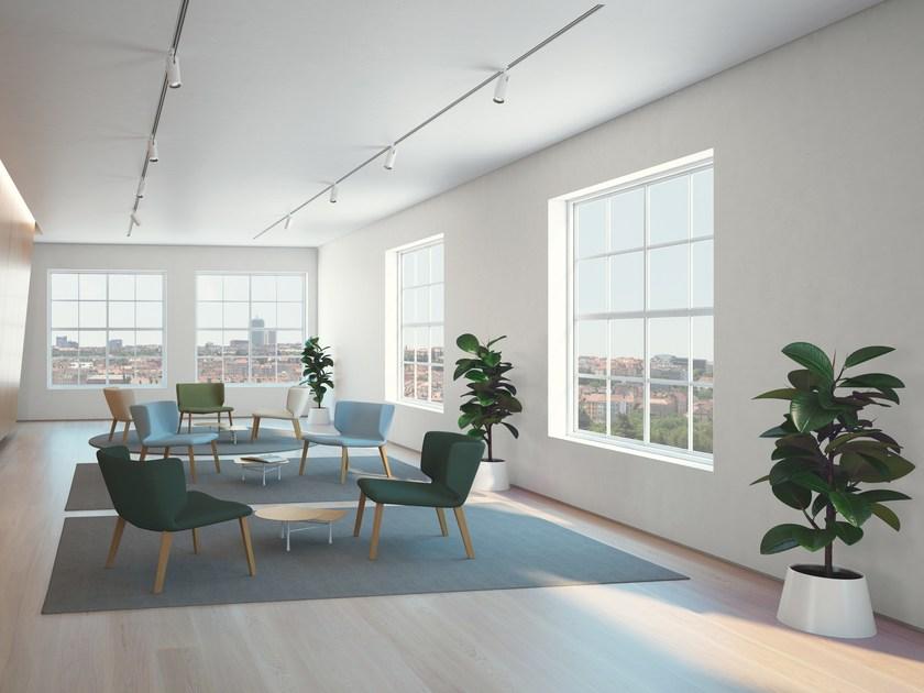 Viccarbe Мягкое кресло из дизайнерской ткани Wrapp sun-id-1507199 - Вид №4