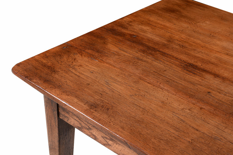 0046-16 Загородный стол с закругленными коническими ножками ijlbrown  - Вид №2